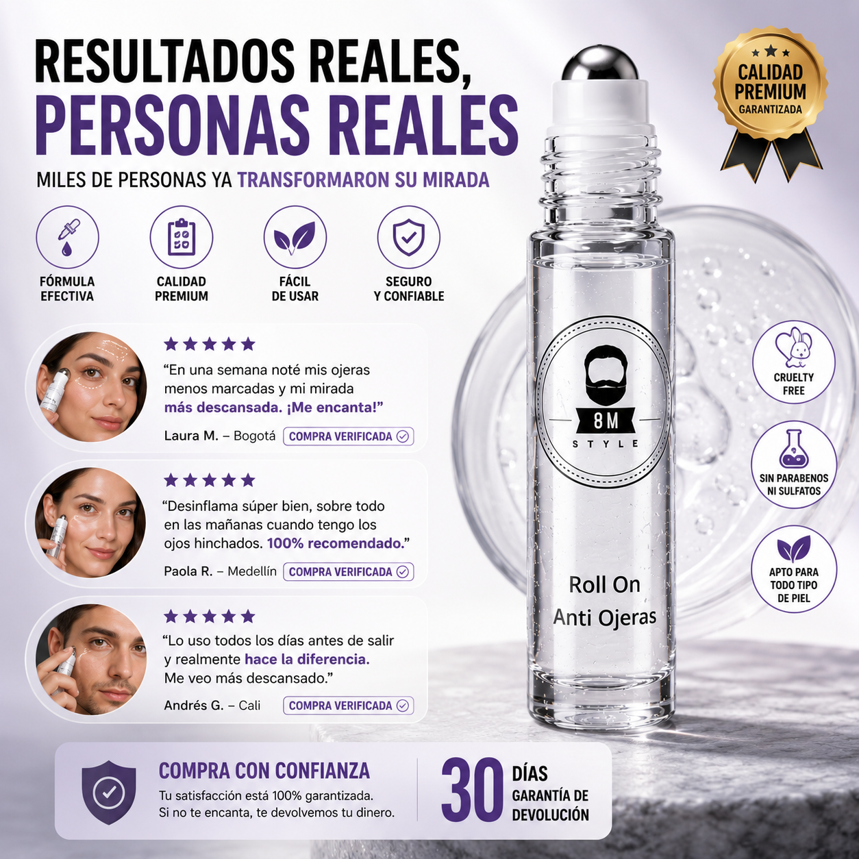 ROLL-ON ANTIOJERAS — MIRADA FRESCA Y DESCANSADA ✨👁️